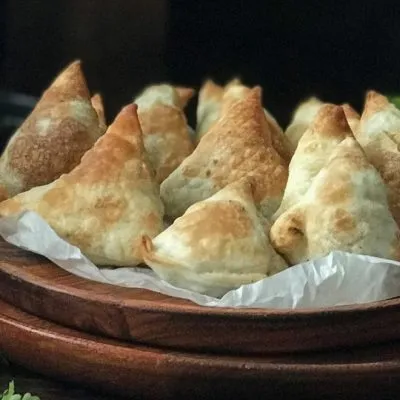 Matar Paneer samosa