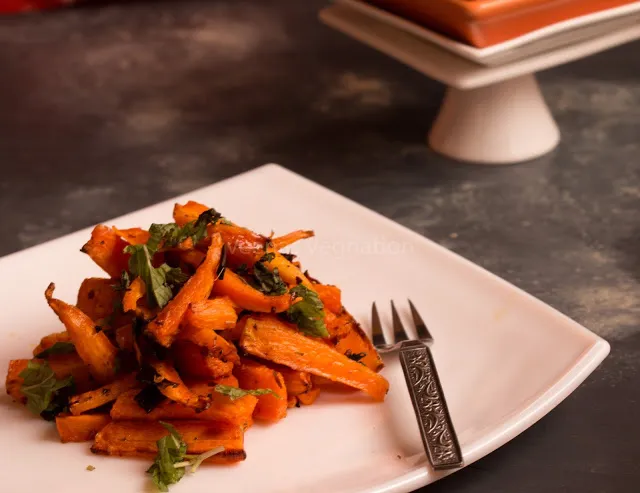Honey roasted carrots in Air fryer