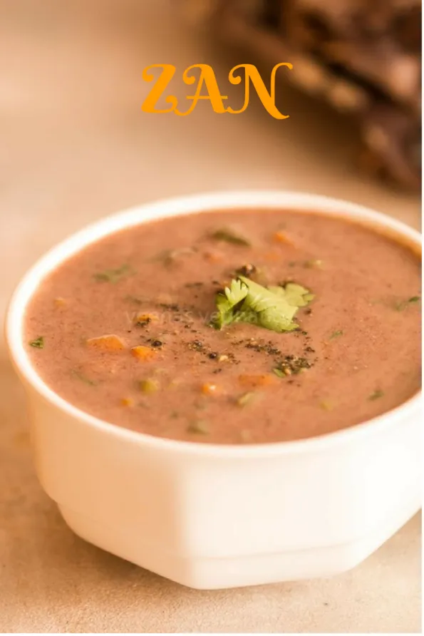 Zan-finger millet porridge