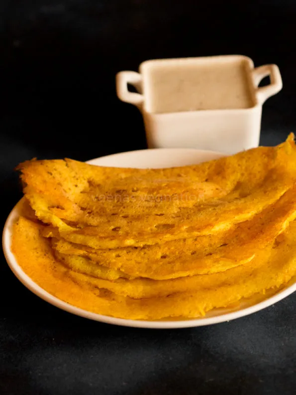 Fresh turmeric dosai
