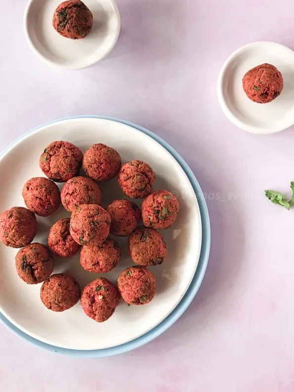 Beetroot kola urundai in air fryer