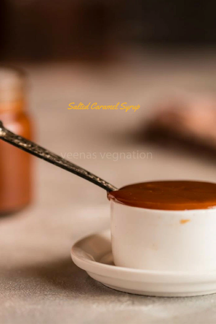 Salted Caramel Syrup - Veenas Vegnation