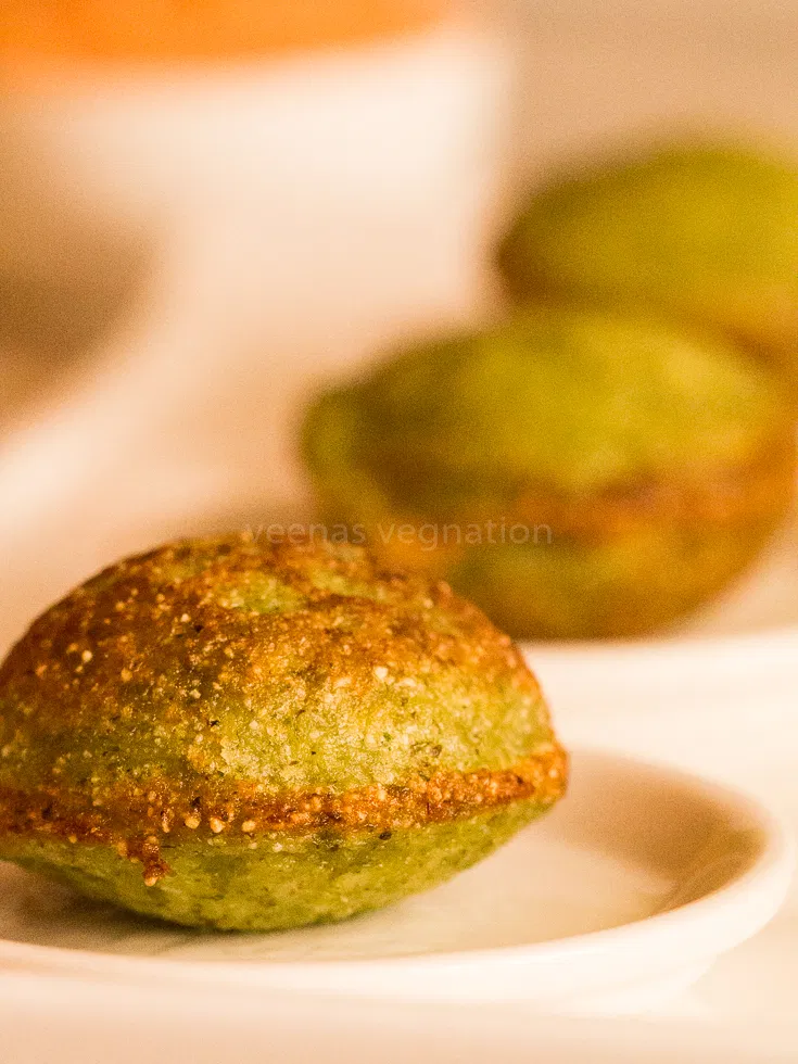 Green moong rava appe-an instant version - Veenas Vegnation