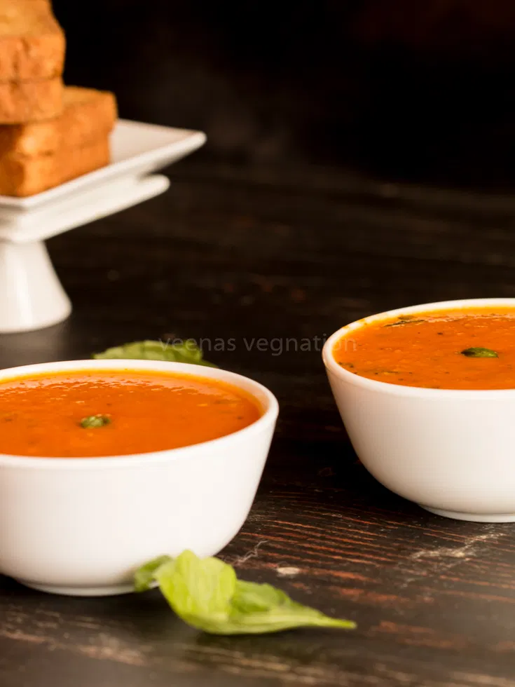 Tomato Bisque - Veenas Vegnation