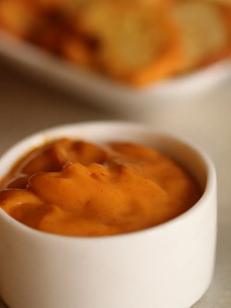 Spicy Mayo Sauce - Veenas Vegnation