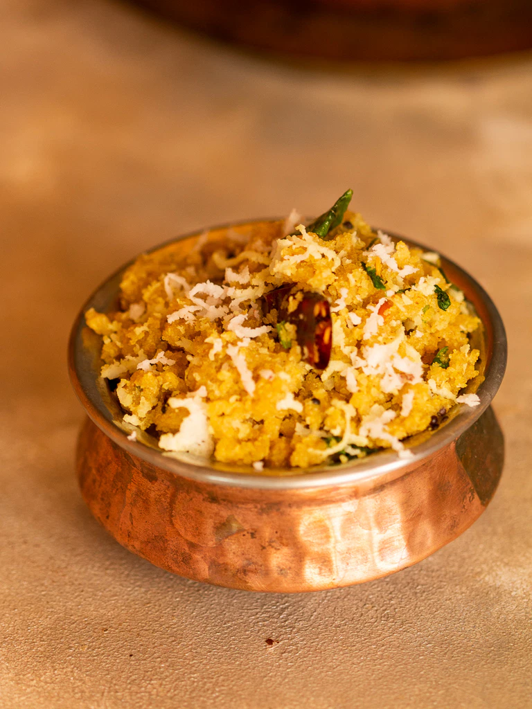 Quinoa flakes upma / Quinoa flakes poha - Veenas Vegnation