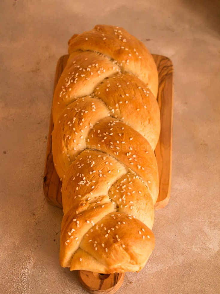 Jewish Challah for #Breadbakers - Veenas Vegnation
