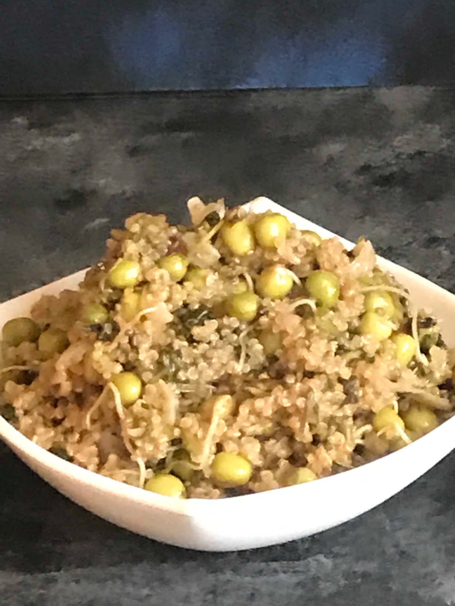 Hariyali Quinoa pulav - Veenas Vegnation
